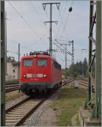 The 115 198-4 in Singen. 
11.09.2015