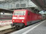 120 144-1 is standing in Frankfurt(Main) central station on August 23rd 2013.