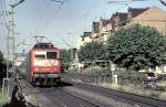 120 151-6, the later ZDF-engine, at Bingen, June 18th, 1995.