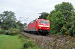 120 113-6 with an Intercity near to Ulm, September 16th, 2009.