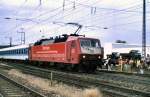 120 118-5 with Interrgio at Amstetten, July 1st, 2000.