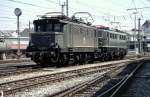 144 093-2 and 140 867-3 at Regensburg, May 5th, 1982.