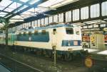 On 29 July 2000, this experimental S-Bahn liveried 141 248 was shot at Duisburg Hbf.