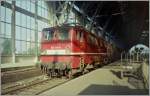 The DB 142 226-0 in Dresden Main Station.