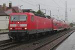 Torrential rain accompanied 143 934 while calling at Grosskorbetha on 2 June 2013. One day later the entire area betwen Halle and Bad schandau had to be evacuated because the river Saale flooded the entire area. Your correspondent already had left the area, where next day, all train services were suspended due to the floods.