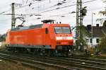 DB 145 033 runs round at Aachen Hbf on 10 September 1999.