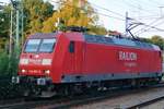 DB 145 022 runs round at Bad Bentheim on 3 September 2007. 