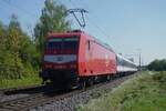 TRI 145 097 pushes the always variable RB37 through Kaarst-Broicherseite on 24 April 2026.