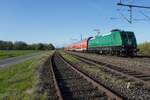 Near Diepholz station a nice vantage point from a small public road ontothe tracks can be enjoyed. On 23 April 2026 -among others-  WFL 145 041 hauls a replacement regional train to Osnabr�ck. Because -again- the new and modern EMUs/BEMUs/DEMUs won't ...