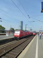 146 026 is standing in Kln Messe/Deutz on August 21st 2013.
