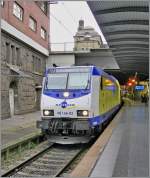 A Metronom ME 146-02 in Hamburg Main Station.