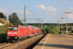 On August 31th in 2014 146 217 pull a local train to Heidelberg main Station through Asperg.