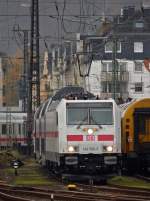 . 146 566-5 taken with IC bilevel cars in Koblenz main station on November 20th, 2014.