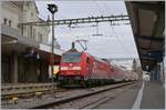 The DB 146 221-7 with a RB to Singen in Konstanz.