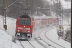 146 226-6 at Geislinger Steige, February 13th, 2009.