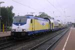 On a rainy 1 June 2012 Metronom 146-12 calls at Cele with a regional express to Hannover and Göttingen.