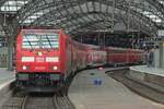 Heads-up for 146 269 calling with the RE-1 at Köln Hbf on 23 September 2019. Due to the strong curvature at Köln Hbf, thisd photo can be shot from the platform with a bit of zooming and make it look like you're standing in the tracks! 