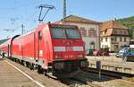 DB Regio 146 238 stands in Hausach on 21 September 2010.