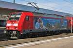 DB Regio 146 235 advertises Baden-Württemberg at Basel Badischer Bahnhof -a German railway station on leased swiss territory- on 16 September 2011.