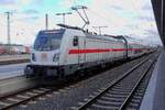 DB IC with 147 557 enters Dortmund Hbf on 14 February 2022.