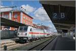 The DB 147 578-9 with his IC to Stuttgart in Singen.