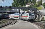 The DB 147 583 departs from Schaffhausen station with IC 481 from Singen (Htw) to Zurich HB.

July 7, 2026