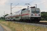 IC-2 with 147 572 passes your photographer between Buldern and D�lmen on 16 July 2026.