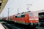 And the winner is...151 161 with an IM in Hannover Hbf on 25 July 2000. Freights do normally avoid Hannover Hbf, so this was sort of a surprise. 
