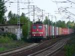 151 001-5 with a cargo train in Berlin Wuhlheide, 2007