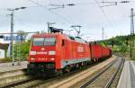 DB 152 046 speeds through Treuchtlingen on 21 May 2010.