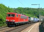 E 155 with a cargo train in Istein.
05.07.2006