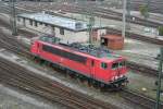 DB 155 240-5 at DB-cargo terminal Hamburg-Maschen on 18. october 2008.