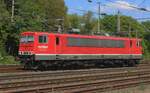 LDK 155 124 (ex-DR, ex-DB Cargo and ex-MEG) stands in Bad Bentheim on 26 April 2025.