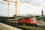 Scanned picture of 181 220 at Darmstadt Hbf on 26 May 2007.