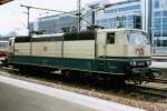 Loco portrait of 181 214 at Stuttgart Hbf on 2 August 1999.