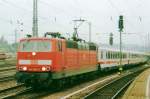 DB 181 208 calls at Saarbrcken on 19 May 2004.