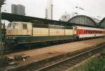 Scanned picture of 181 225 at Frankfurt (Main) Hbf on 26 July 1999.