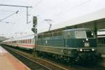 On 30 September 2005 DB 181 206 calls at Mannheim Hbf.