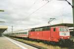 DB 181 213 calls at Mannheim Hbf on 25 May 2007.