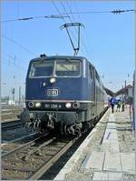 The DB 181 206-4 in Strasbourg.