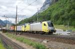 DispoLok ES 64 U2-095 at Erstfeld on 7 June 2009.