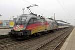 Ex-TX Log U2-060 stands with an Abellio replacement train at Bochum Hbf on 26 January 2022.