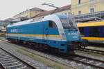 ALEX 183 002 waits at Regensburg Hbf for new duties on 27 May 2022.