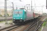 Alpha Trains 185 634 enters Nrnberg Hbf on 4 May 2011.