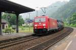 185 236 passes through Bacharach on 2 June 2012.