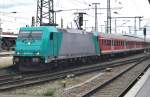 On 3 May 2011 Alpha Trains 186 619 was hired by DB Regio and is seen calling at Nrnberg Hbf. 
