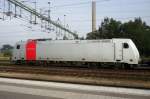 RailPool 185 679 passes Hallsberg on 11 September 2015.