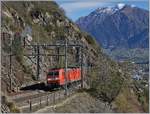 DB 185 wiht a Carog Train near Lalden.