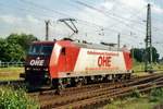 On 21 May 2004 OHE 185 534 runs round at Celle.