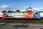 RheinCargo 185 340 runs round at Angermünde on 21 August 2021.